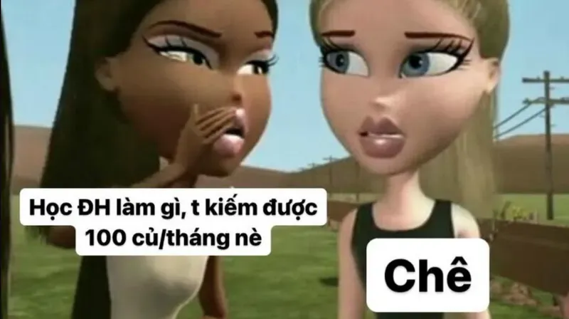 Meme chế nụ cười nửa miệng chuẩn phản ứng chê tinh tế