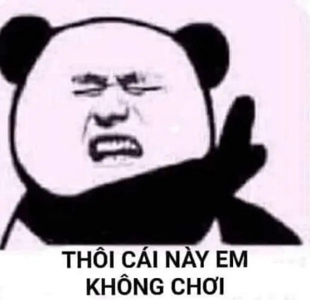 Hình chế biểu cảm mệt mỏi khi nghe lý lẽ vô nghĩa