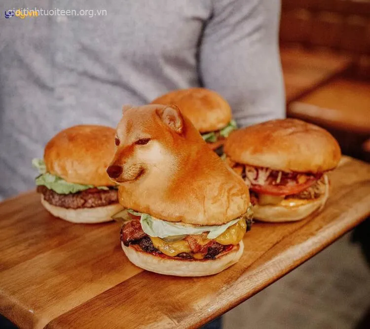 Chiếc bánh cheemsburger