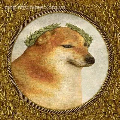 Biểu cảm Cheems thẹn thùng, ánh mắt long lanh ngọt ngào