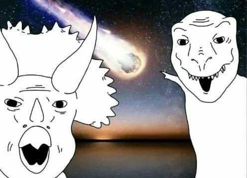 Hình troll gương mặt ngạc nhiên chỉ tay vào người đứng sau