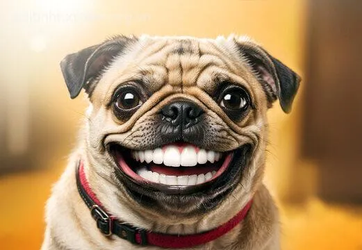 Ảnh vui cún Husky thần thái như minh tinh