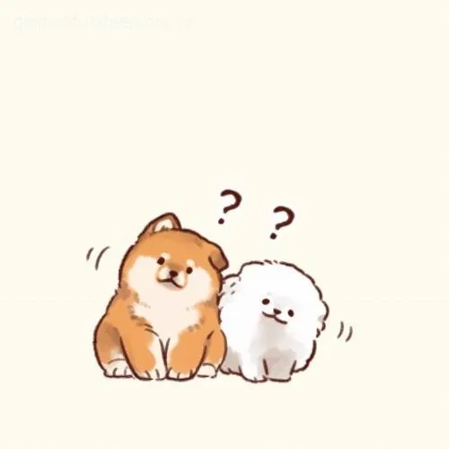 Meme hài chó chibi ngáp dài kiểu lười đáng yêu khủng khiếp