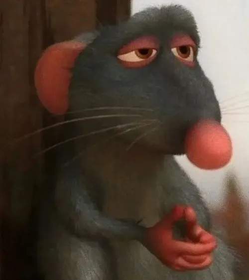 Ảnh troll chuột xin tiền bằng dáng đứng chắp hai móng nhỏ.