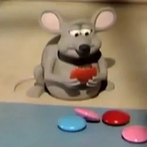 Hình chế meme vui chuột hờn dỗi quay mặt vào góc bếp.