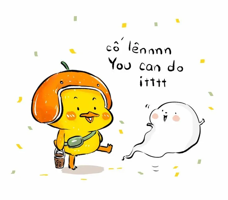 Meme động viên You can do it đáng yêu được chia sẻ rầm rộ