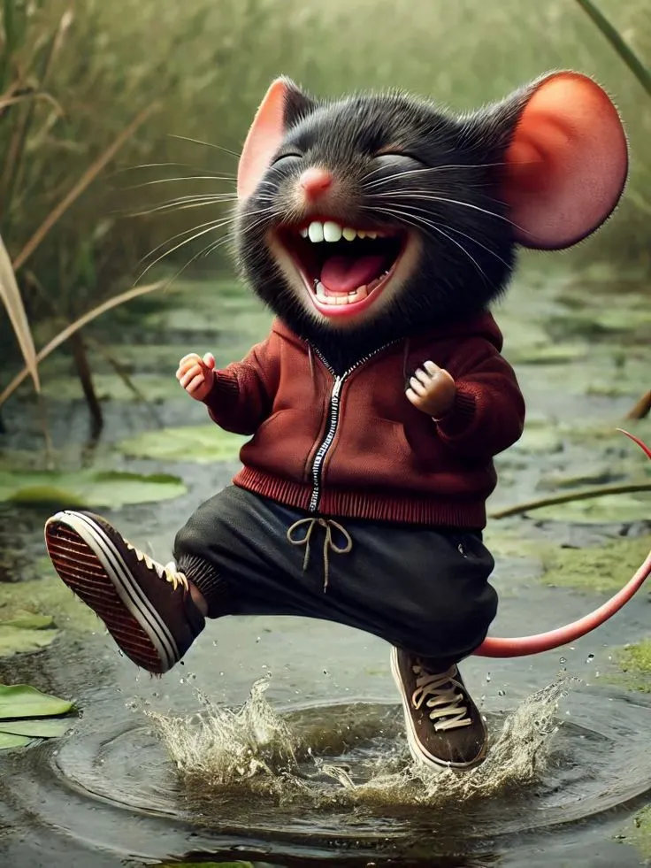 Ảnh vui biểu cảm chuột tinh nghịch khiến ai cũng cười