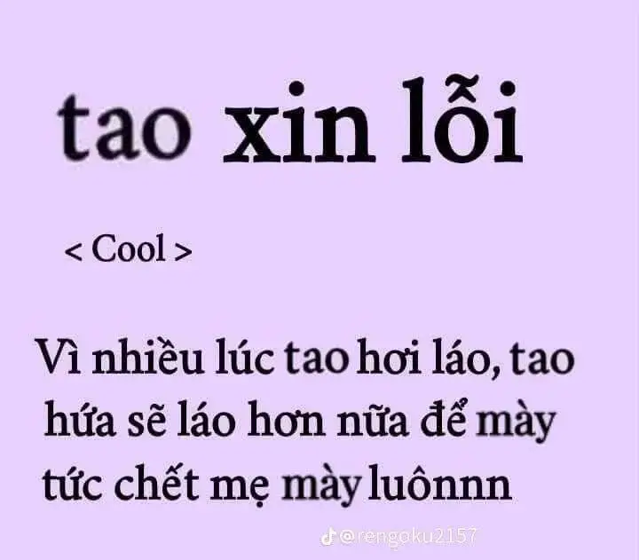 Ảnh vui xin lỗi phản ánh cảm giác sai mà vẫn cố tươi cười
