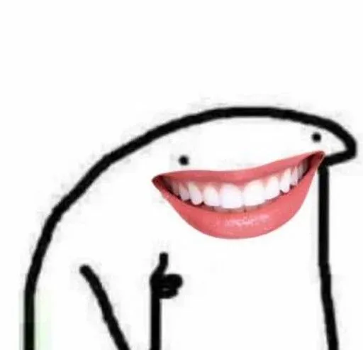 Ảnh troll vui thể hiện nụ cười hạnh phúc giản dị