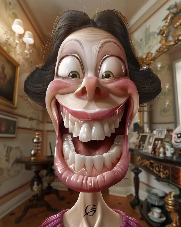 Meme chế ánh mắt híp kèm má lúm cực duyên dáng