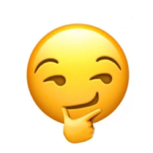 Emoji nhếch môi chế giễu cực châm biếm.