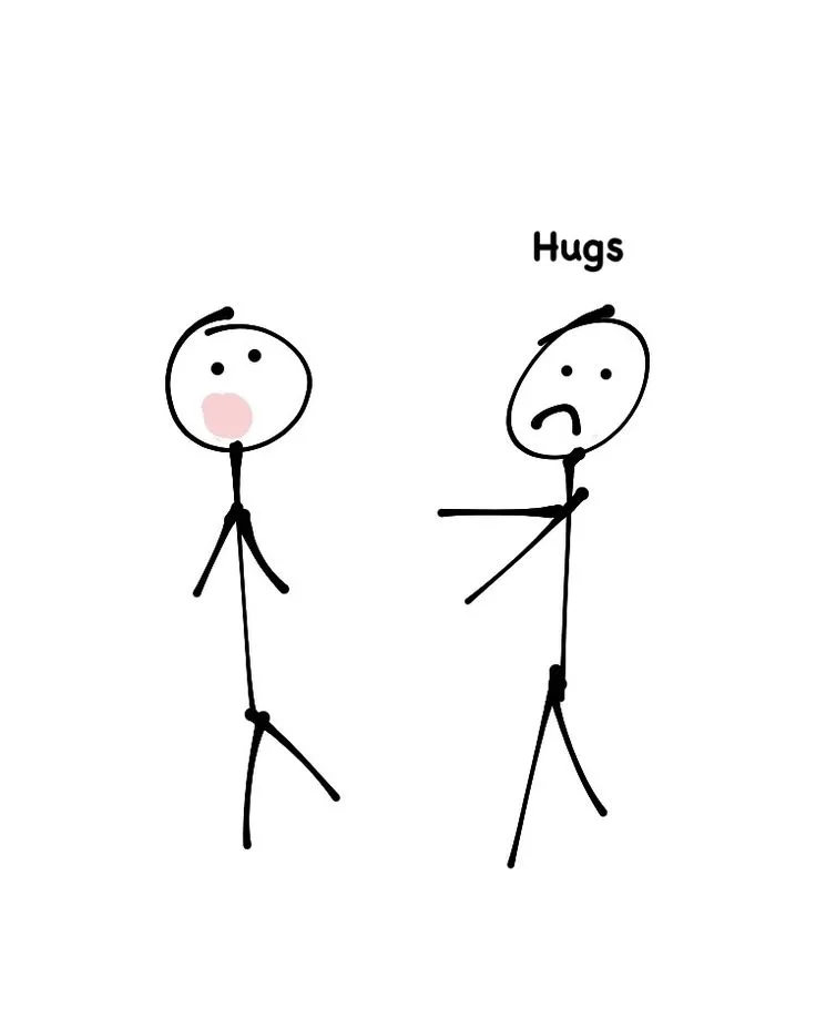 Một cái ôm qua ảnh: meme nhỏ nhưng cảm xúc lớn