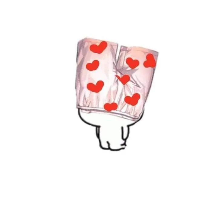 Meme phóng đại phản ứng quê độ bằng cảnh đội quần.