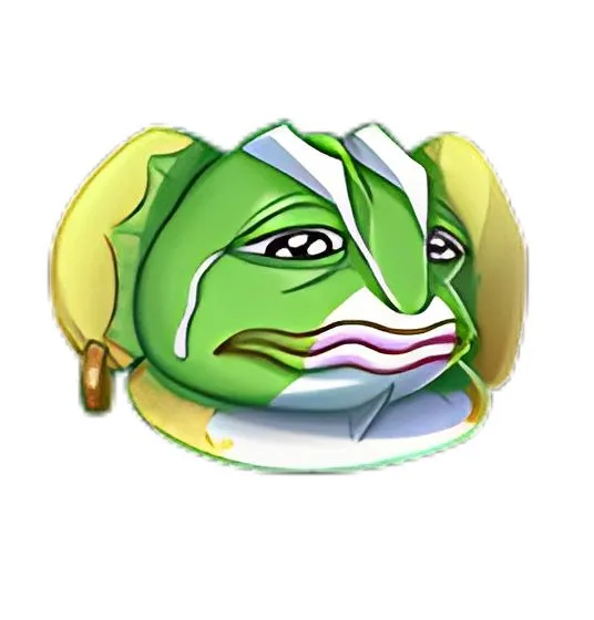 13 Con ếch xanh bật khóc, ánh mắt long lanh buồn bã.