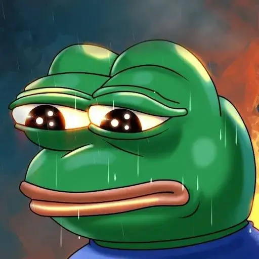 12 Sad Pepe với gương mặt rầu rĩ, mắt đỏ hoe.