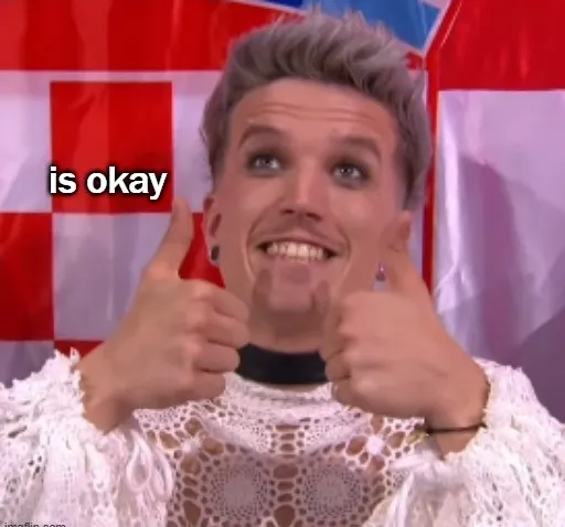 Meme oke cute kèm động tác tay ra hiệu