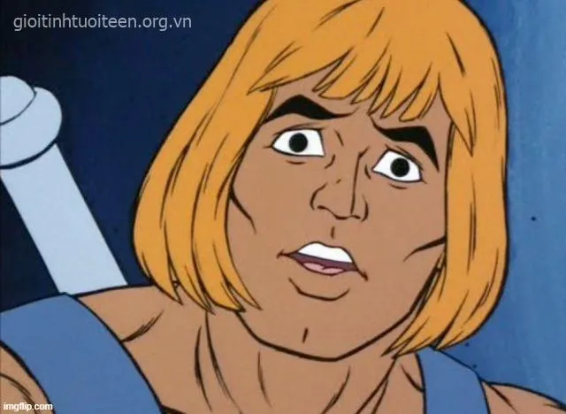 Biểu cảm shock gương mặt mệt mỏi