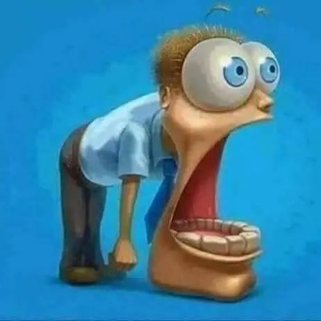 Hình chế meme vui biểu cảm sững sờ ngây ngô đáng yêu