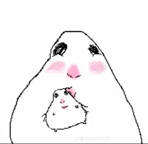 Hình meme hài chuột hamster cười nham hiểm với ánh mắt lấp lánh