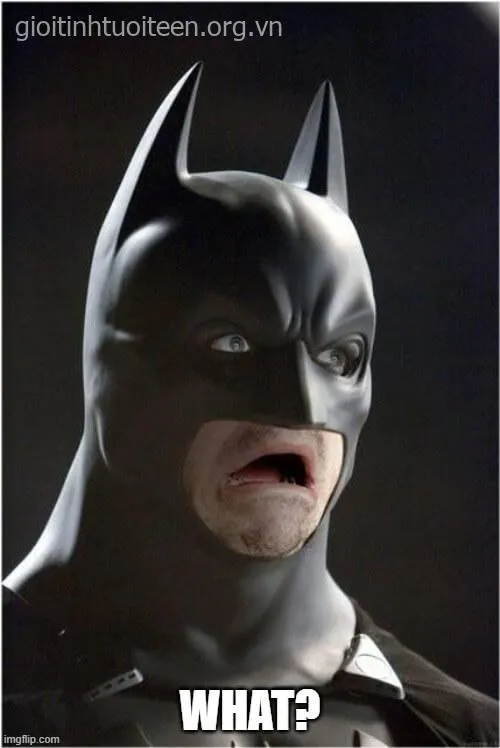 Hình chế hét toáng cho thấy phản xạ tự nhiên khi hoảng