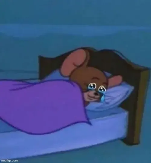 Ảnh meme vui nghẹn giọng miêu tả nét mặt méo