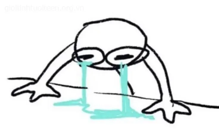 Meme vui kiểu “khóc mà vẫn tấu hài”, đúng chất dân mạng Việt.