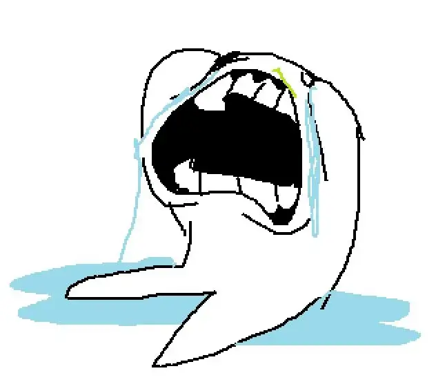 Ảnh chế gương mặt méo cười ra nước mắt