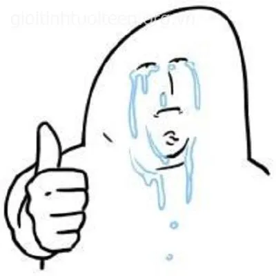 Ảnh troll đôi mắt ướt át nhìn vừa thương vừa cười