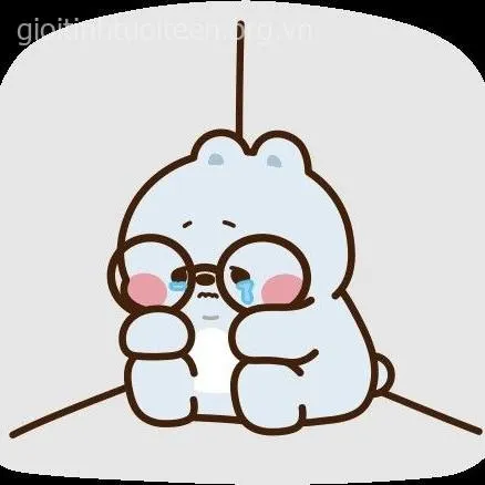 Meme khóc tủi thân trông vừa ngốc nghếch vừa đáng yêu.