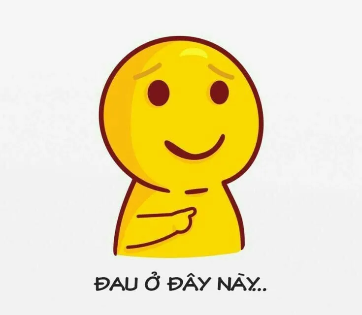 Meme chế mặt vui tươi lan tỏa năng lượng tích cực