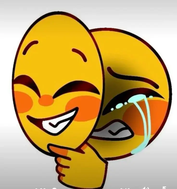 Meme hai mặt cảm xúc vừa vui vừa buồn cực viral