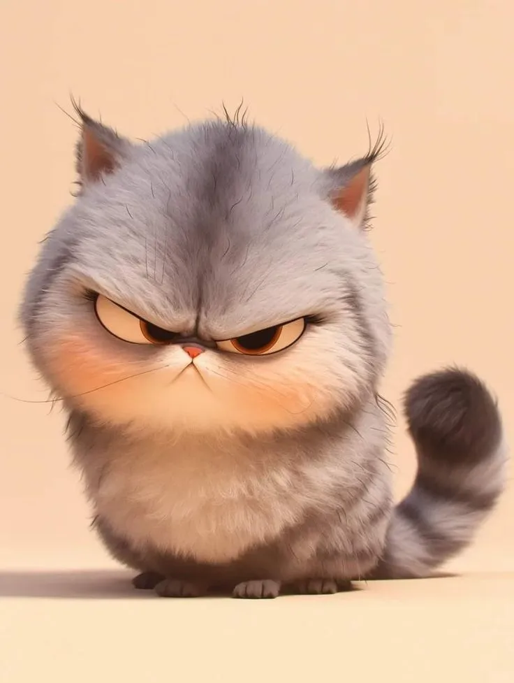 Meme hài mèo biểu cảm bất cần mà dễ mến