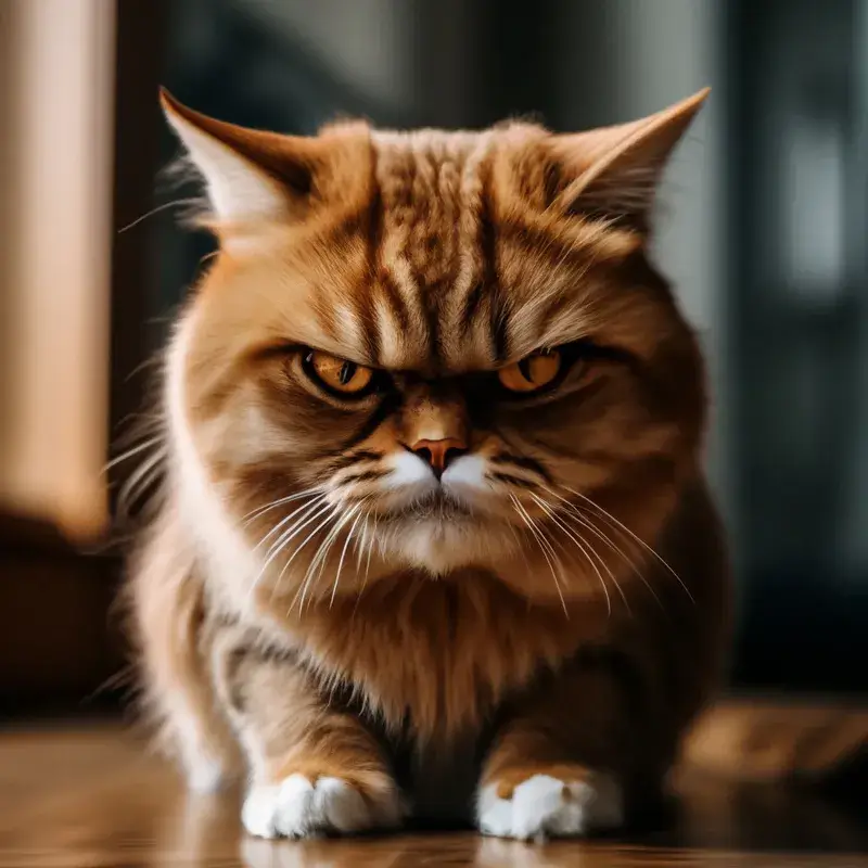 Ảnh vui mèo khó chịu gợi liên tưởng đến buổi sáng tệ