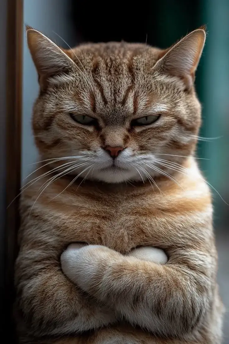 Ảnh chế mèo giận dỗi bạn cùng phòng lười