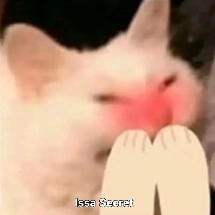 Meme vui mèo đỏ má phản ứng đáng yêu cực độ