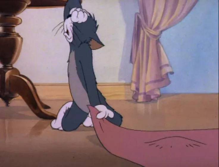 Meme chế khuôn mặt phờ phạc Tom dễ thương cực.