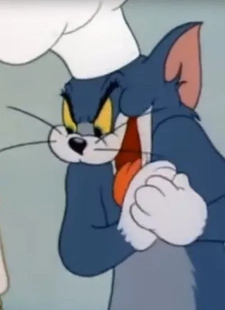 Meme hài Tom chống nạnh cười đểu trong cảnh phim cổ điển