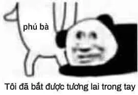 Meme gấu trúc ôm chân dễ thương khiến dân mạng phát cuồng