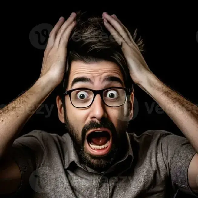 Khi tình huống đột ngột xảy ra và bạn chỉ biết há hốc mồm nhìn chằm chằm