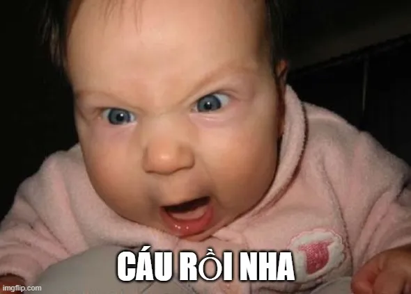 Meme phản ứng căng thể hiện cảm xúc bị dồn nén.