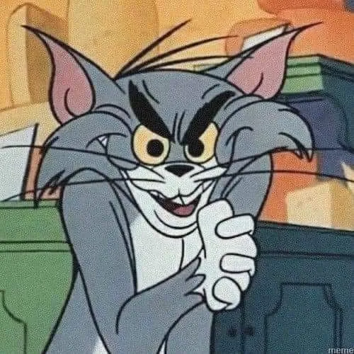 Meme mèo Tom khoảnh khắc hoang mang vì tiếng hét