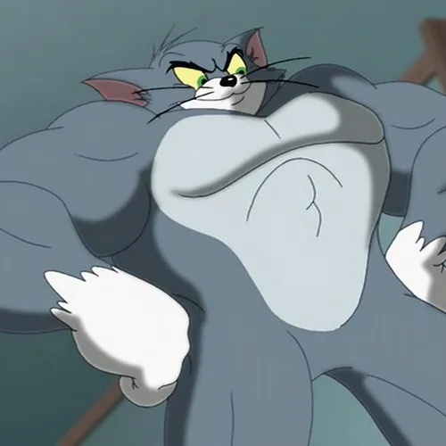 Hình chế mèo Tom nhìn đời với ánh mắt chán