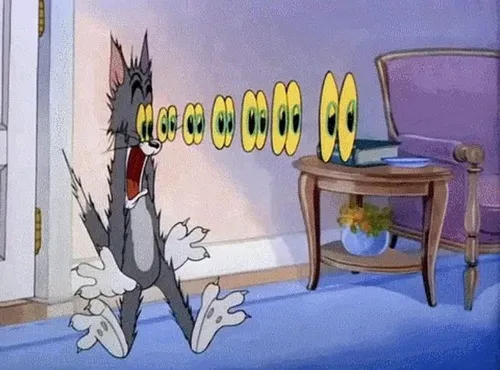 Ảnh vui Tom gương mặt ngơ ngác khi đời chơi khăm