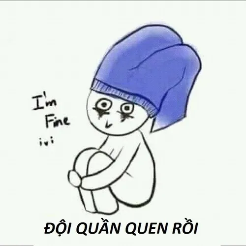 Meme phản ứng bị troll trong nhóm chat bạn bè.