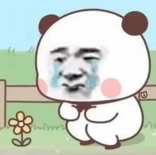 Ảnh chế gấu trúc nheo mắt híp lại như đang cà khịa.