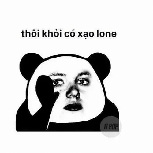 Ảnh vui gấu trúc troll mặt híp như cố nén cười.