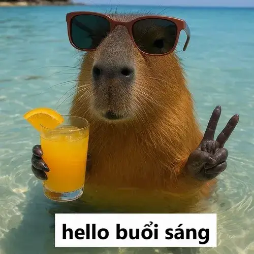 Meme hài hước thể hiện tinh thần bắt đầu ngày mới