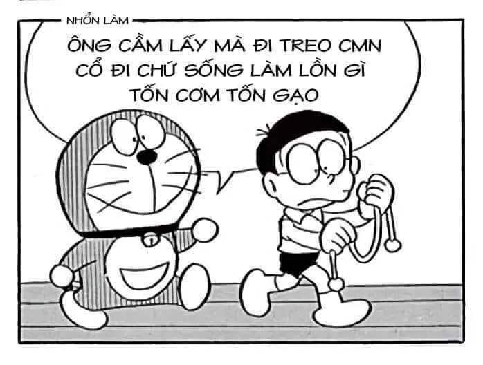 Meme Doraemon troll bạn học: cười xỉu với những tình huống quen thuộc
