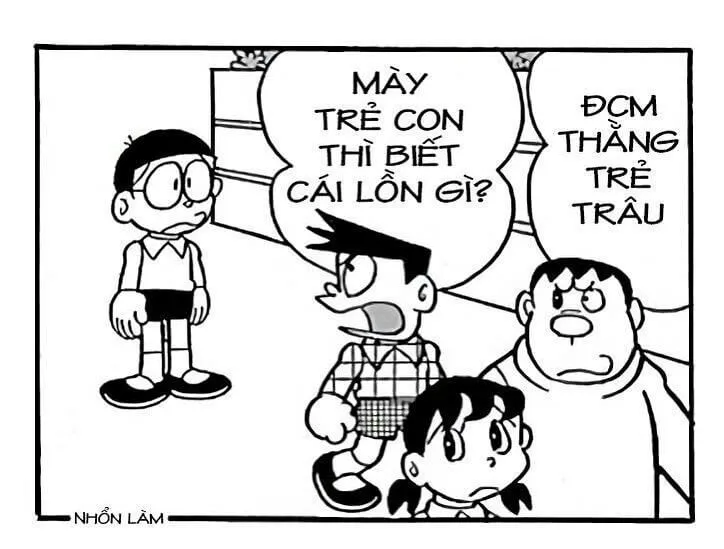 Ảnh meme vui Nobita mộng mơ nhưng vỡ mộng cực mạnh
