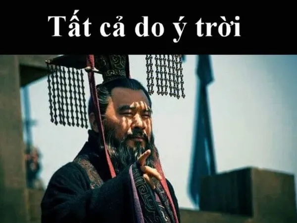 Meme Tào Tháo đổ thừa thất bại là do ý trời